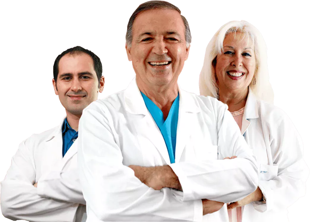 Three members of the Fıratlı Clinic team